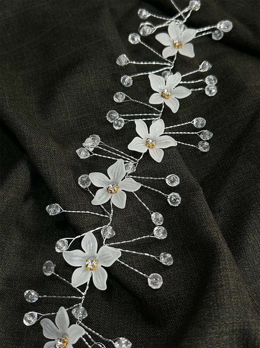 White Hair Tiara For Girls GHB53