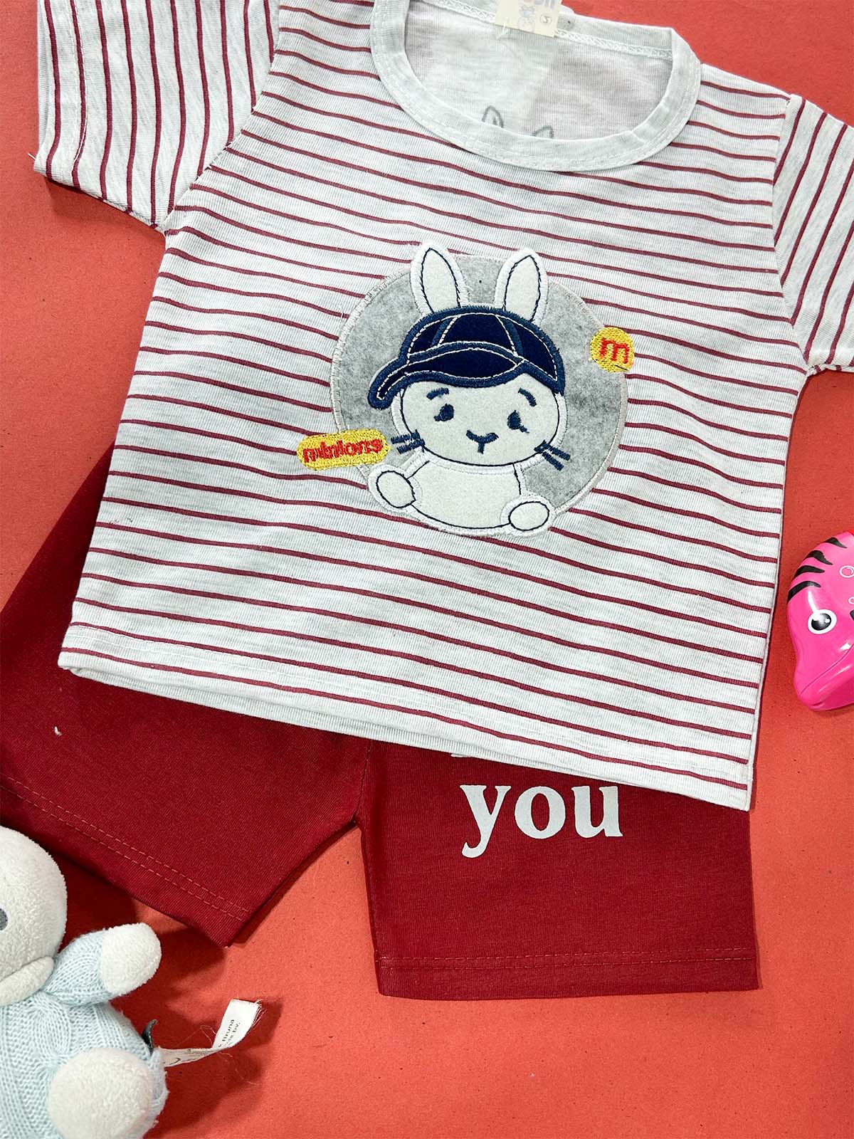 3Mth - 9Mth Maroon Suit For Newborns HG NBS705