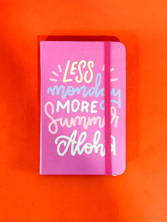 Pink Lightweight Mini Pocket Notebooks / Portable Pocket Notepad PB188