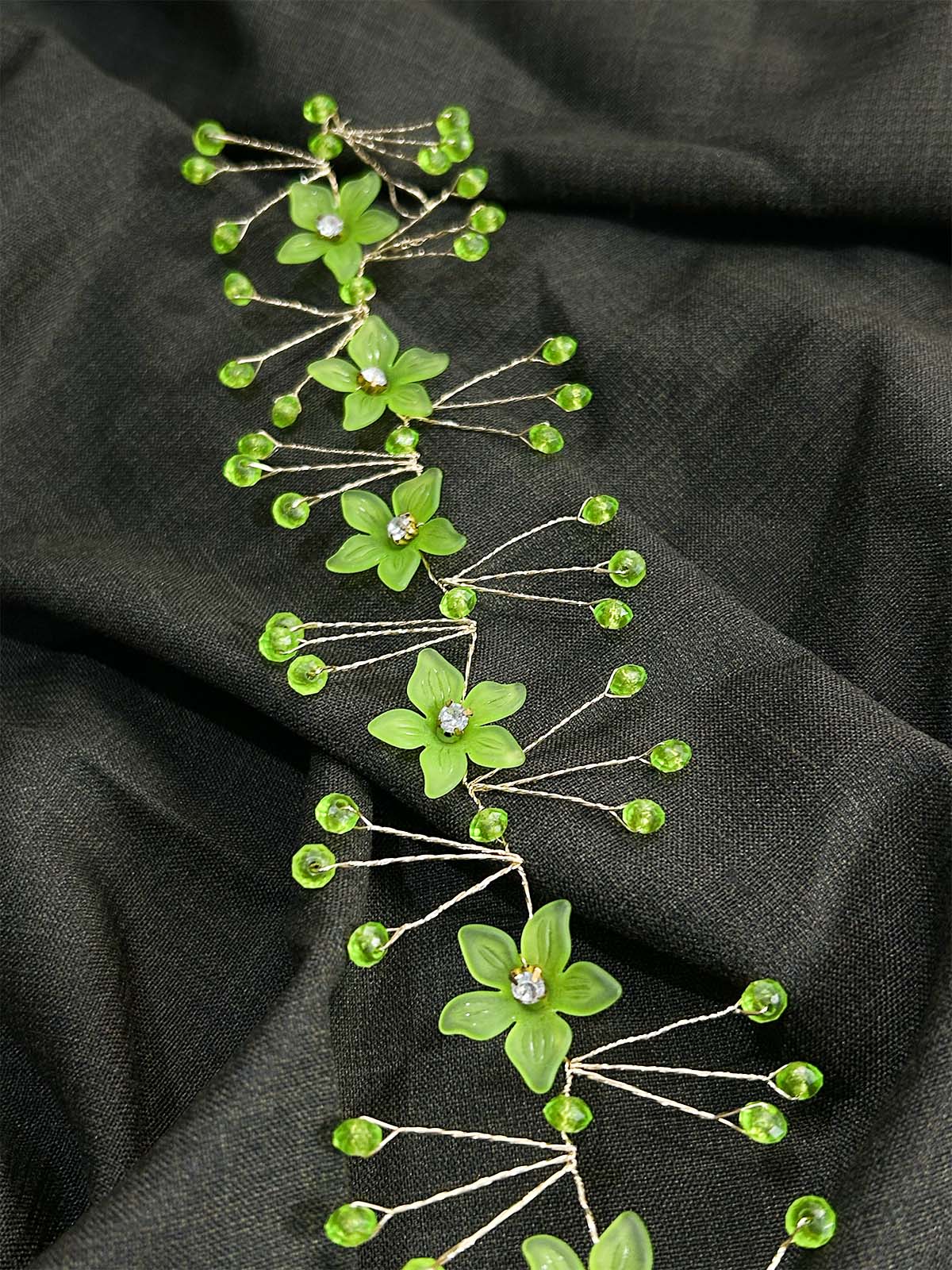 Green Hair Tiara For Girls GHB55