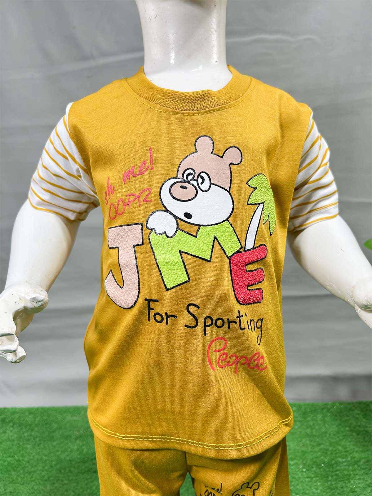 1Yr - 4Yrs JME Yellow Suit For Kids RG BS596