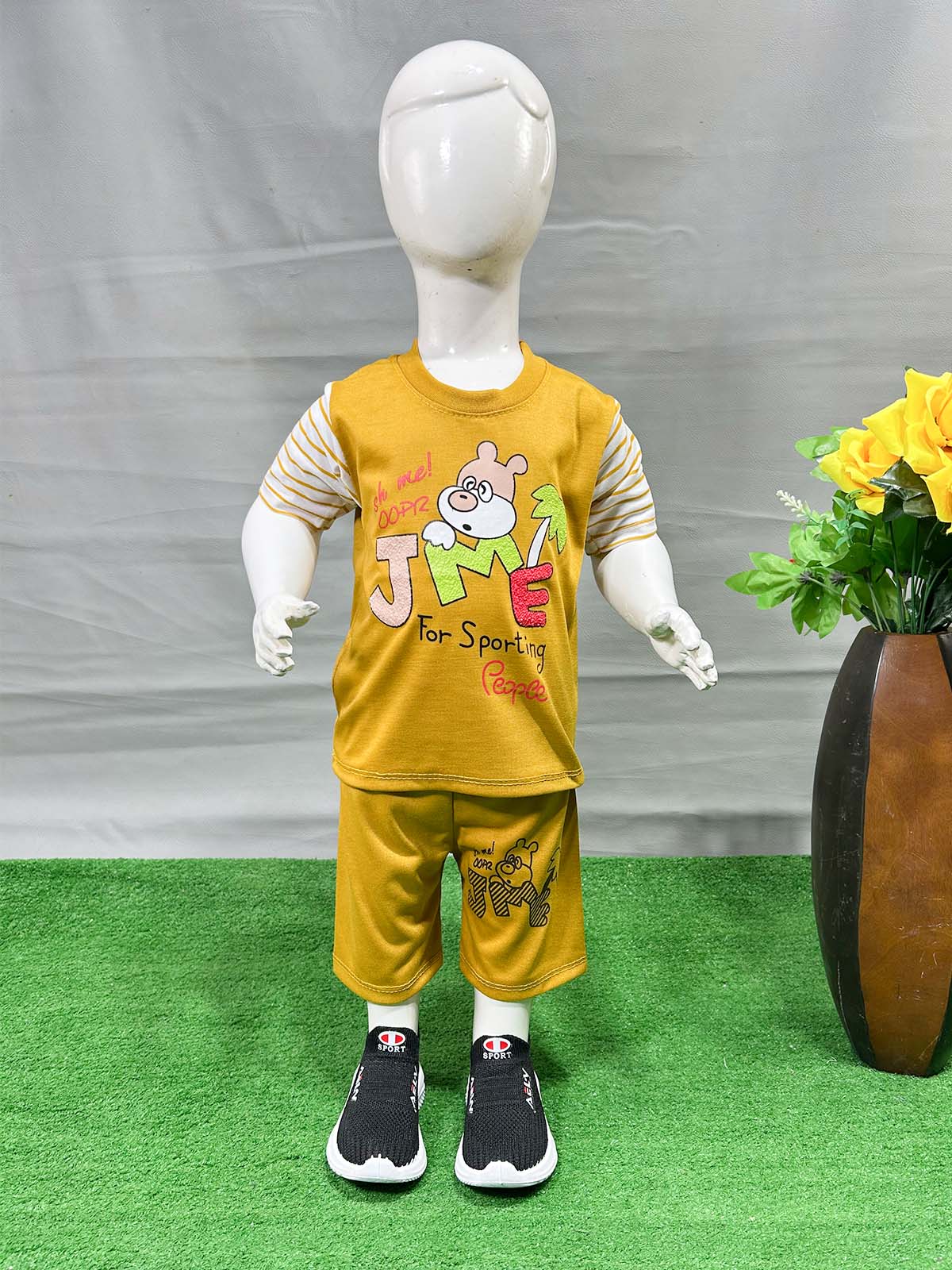1Yr - 4Yrs JME Yellow Suit For Kids RG BS596