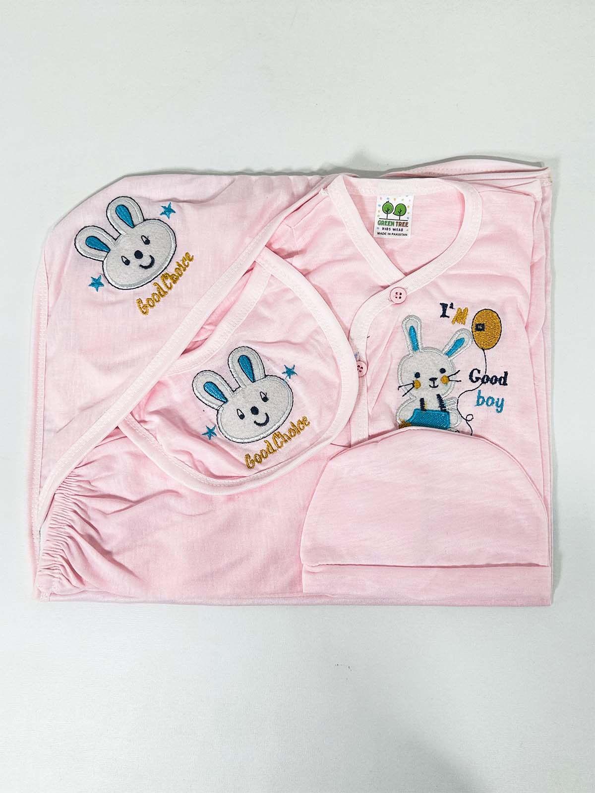 0Mth - 3Mth Pink 5Pcs Gift Set For Newborn HG NBGS307