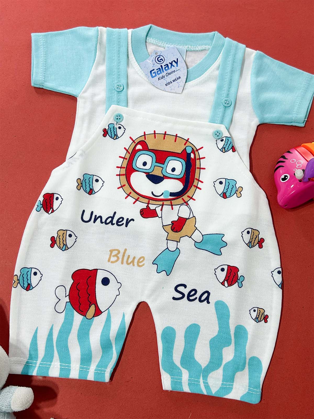 3Mth - 9Mth Blue Romper For Newborn HG NBR102