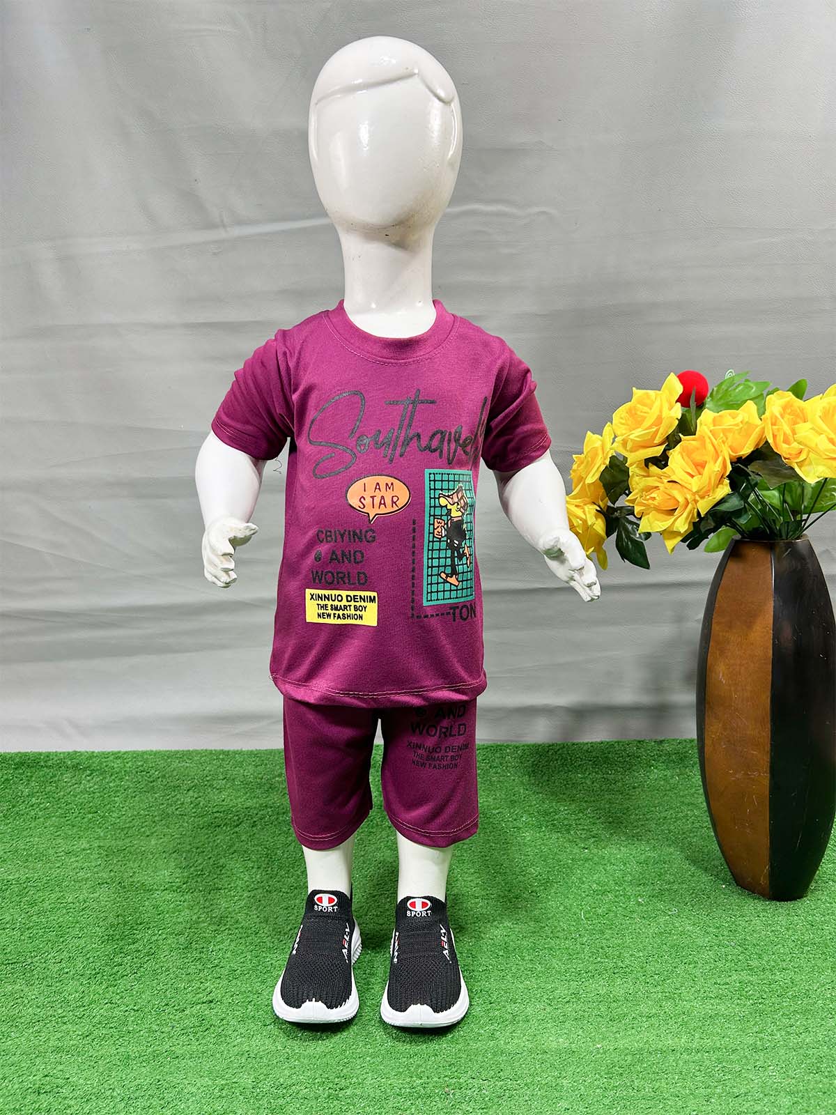 1Yr - 4Yrs TON Purple Suit For Kids RG BS598