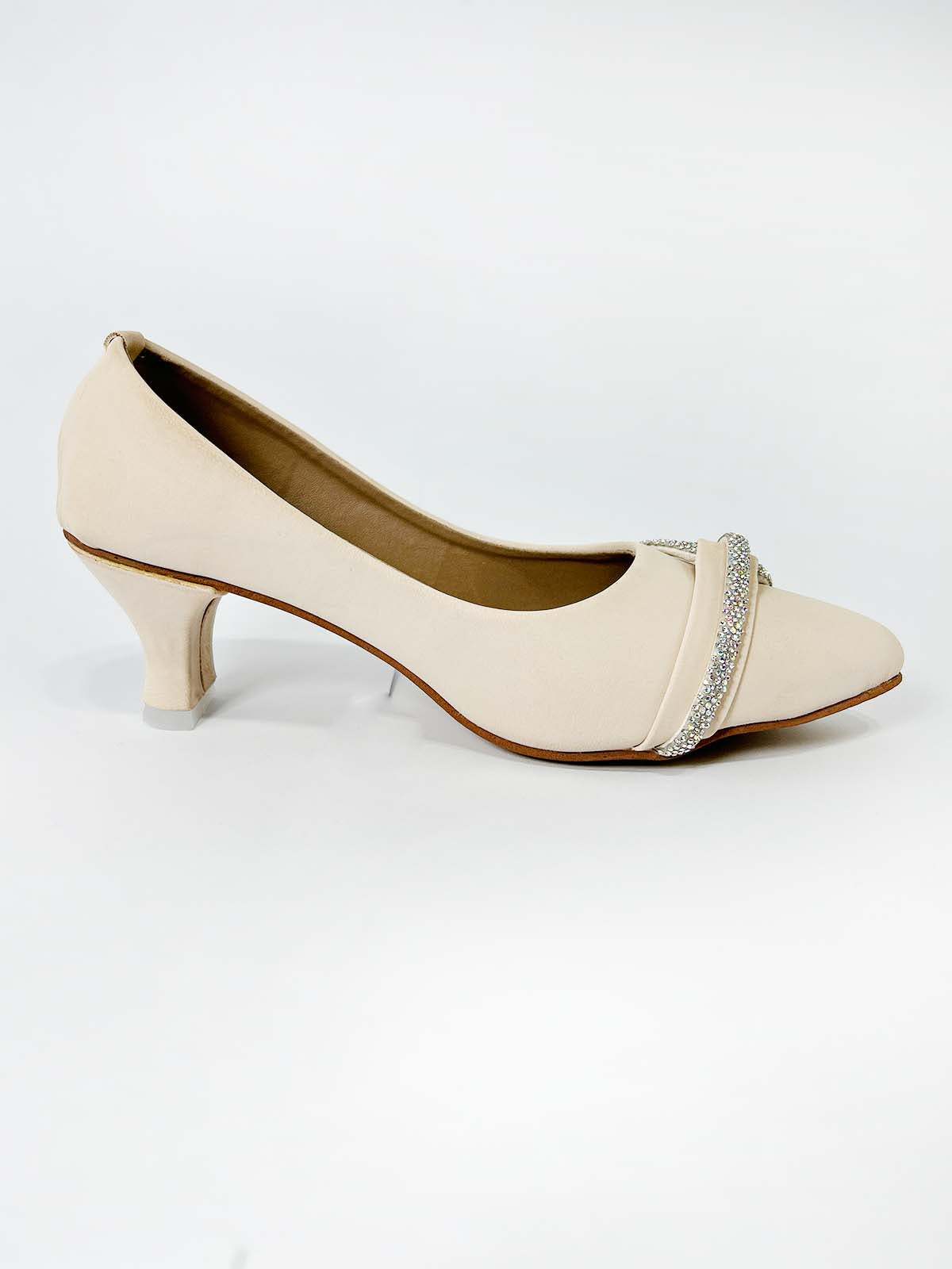 Beige Casual Sandal Heels For Women WP40