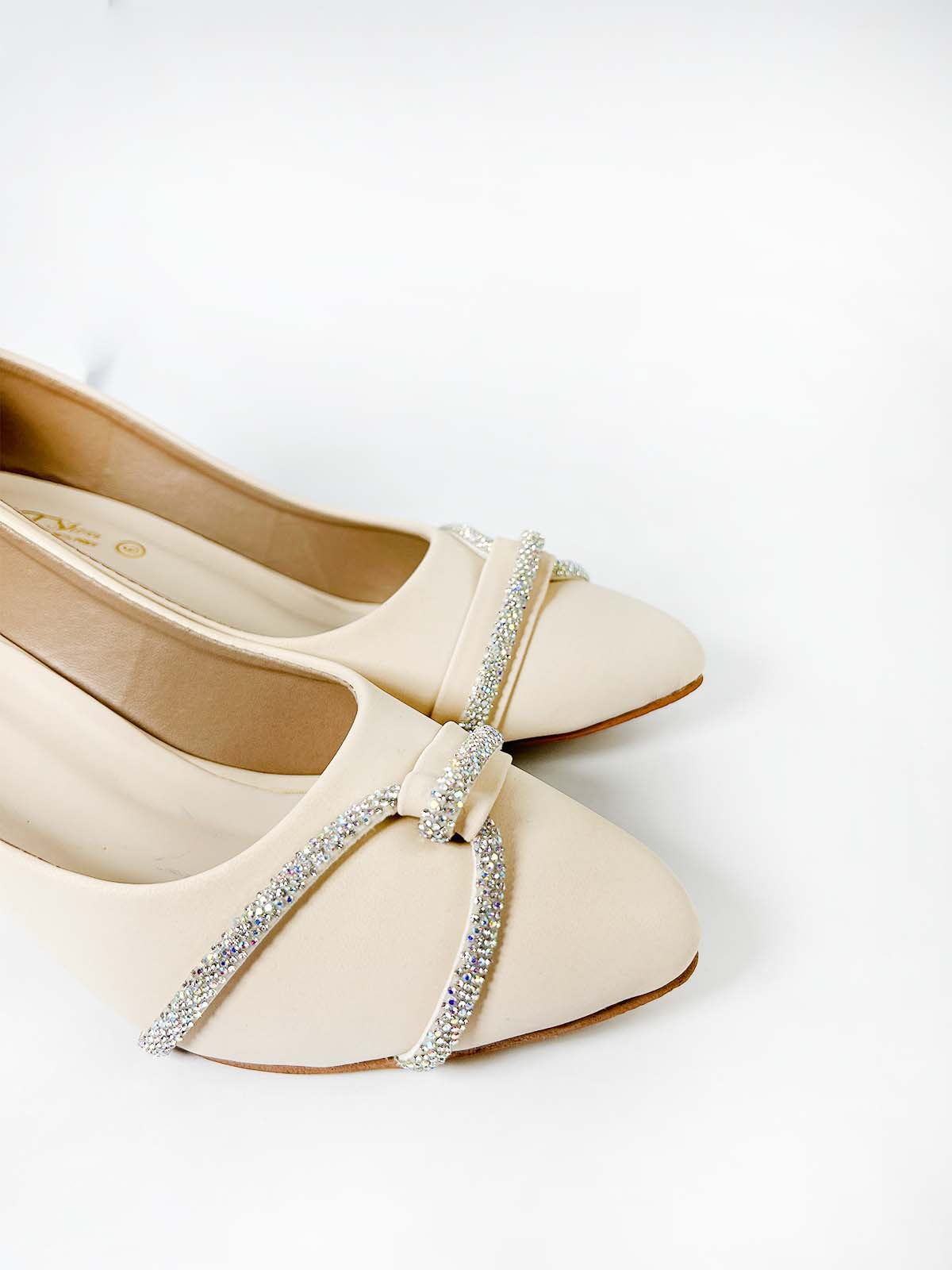 Beige Casual Sandal Heels For Women WP40