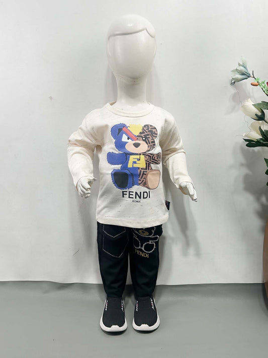 1Yr - 4Yrs FN Beige Suit For Kids RZ BS764
