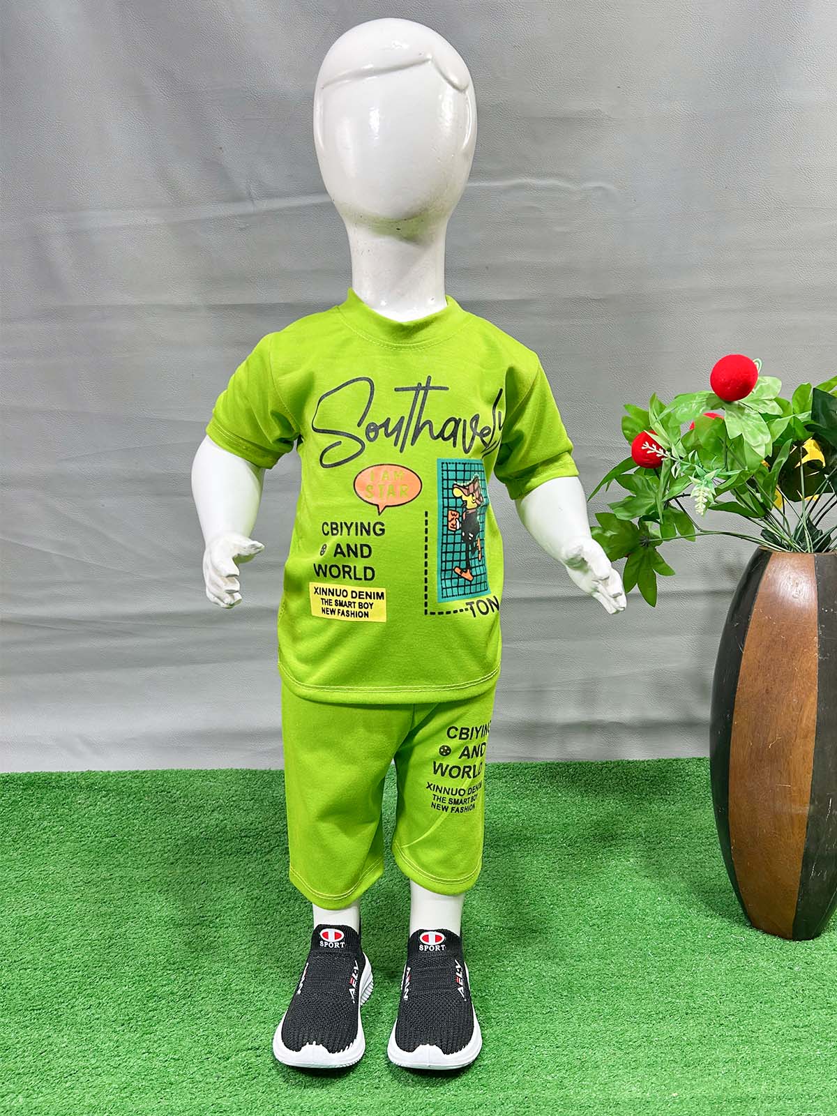 1Yr - 4Yrs TON Green Suit For Kids RG BS600