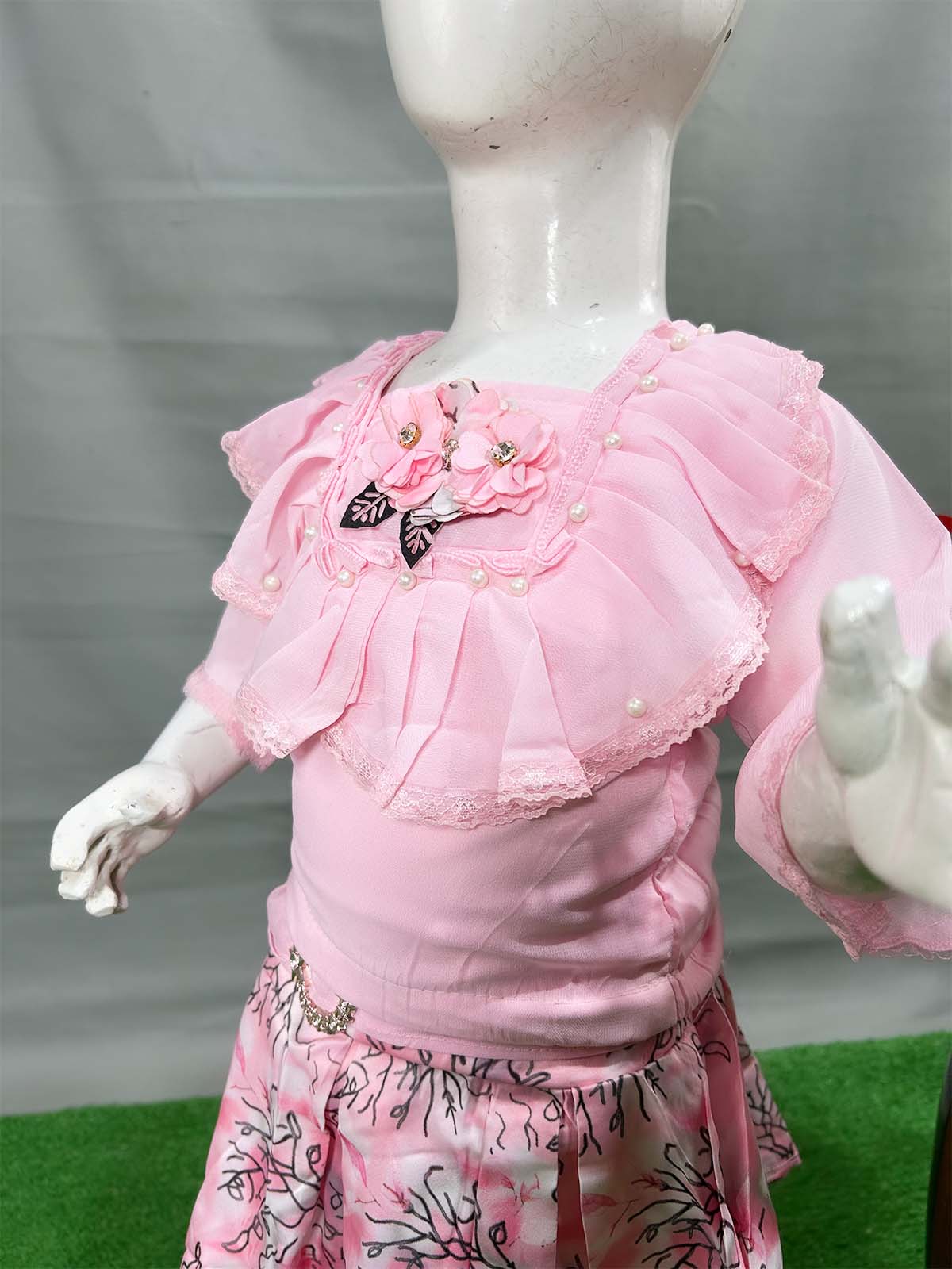 0Mth - 4Yrs Pink Suit For Girls WG GS395