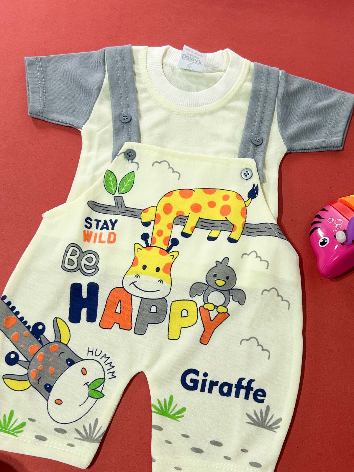 3Mth - 9Mth Grey Romper For Newborn HG NBR105