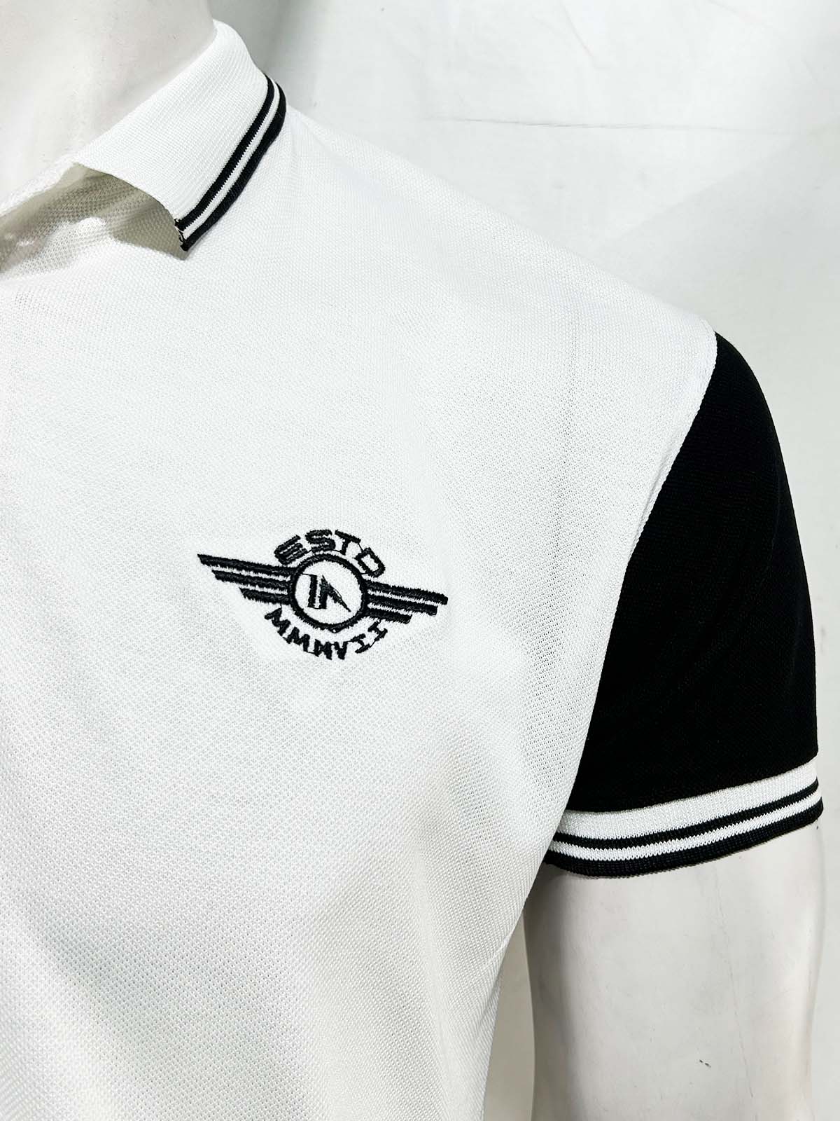 White 17 Polo T-Shirt For Men MTS410