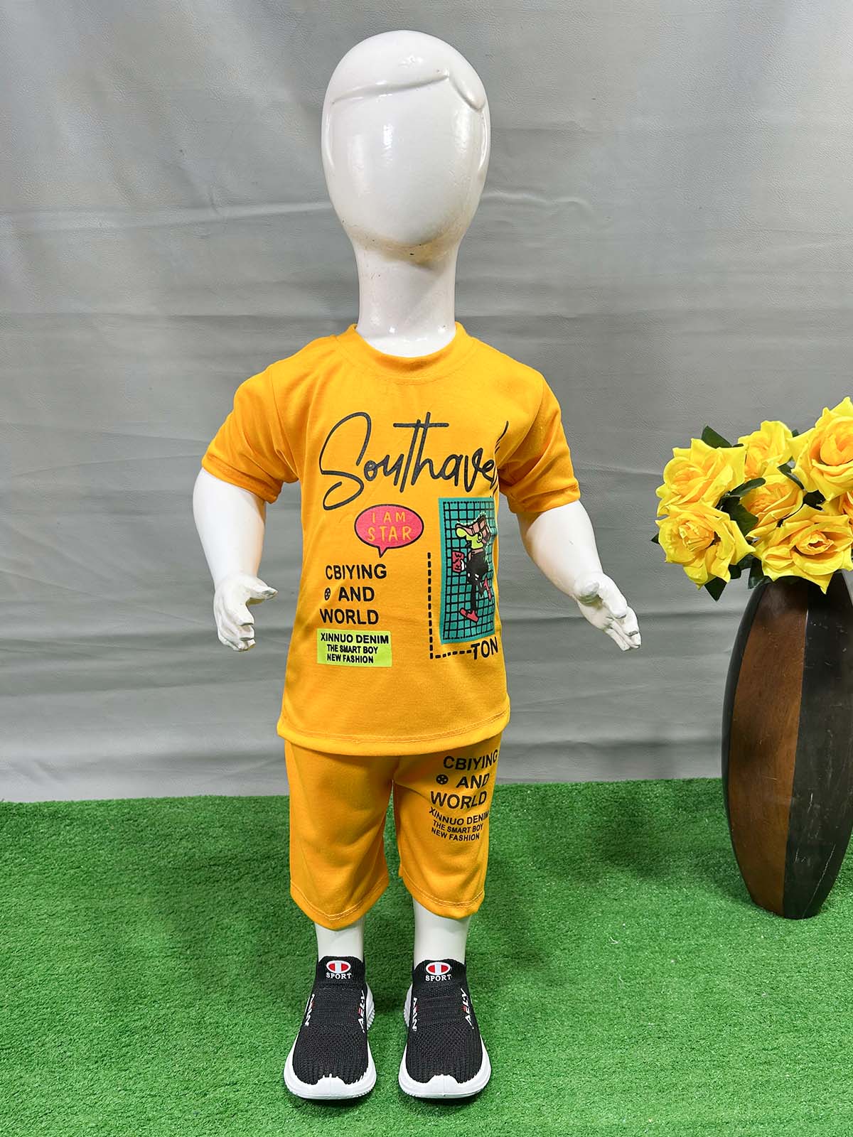 1Yr - 4Yrs TON Yellow Suit For Kids RG BS601