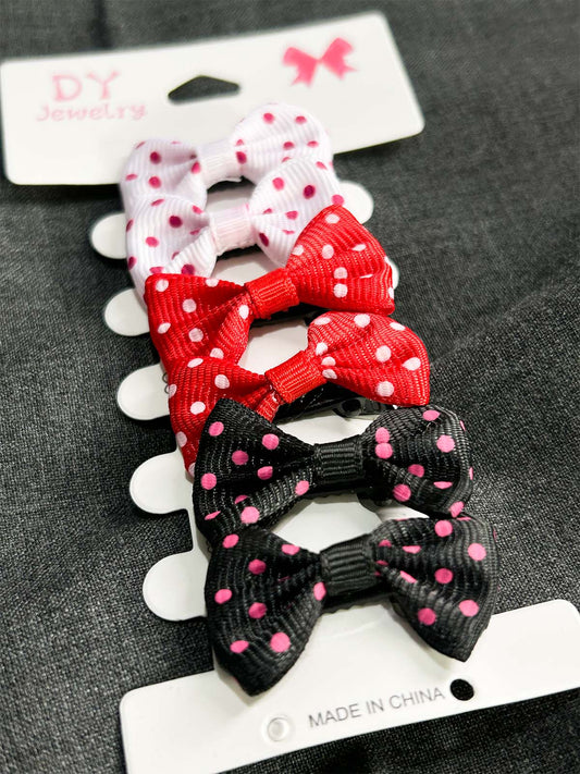 Pack Of 6 Multicolor Hair Clips For Girls GHB49