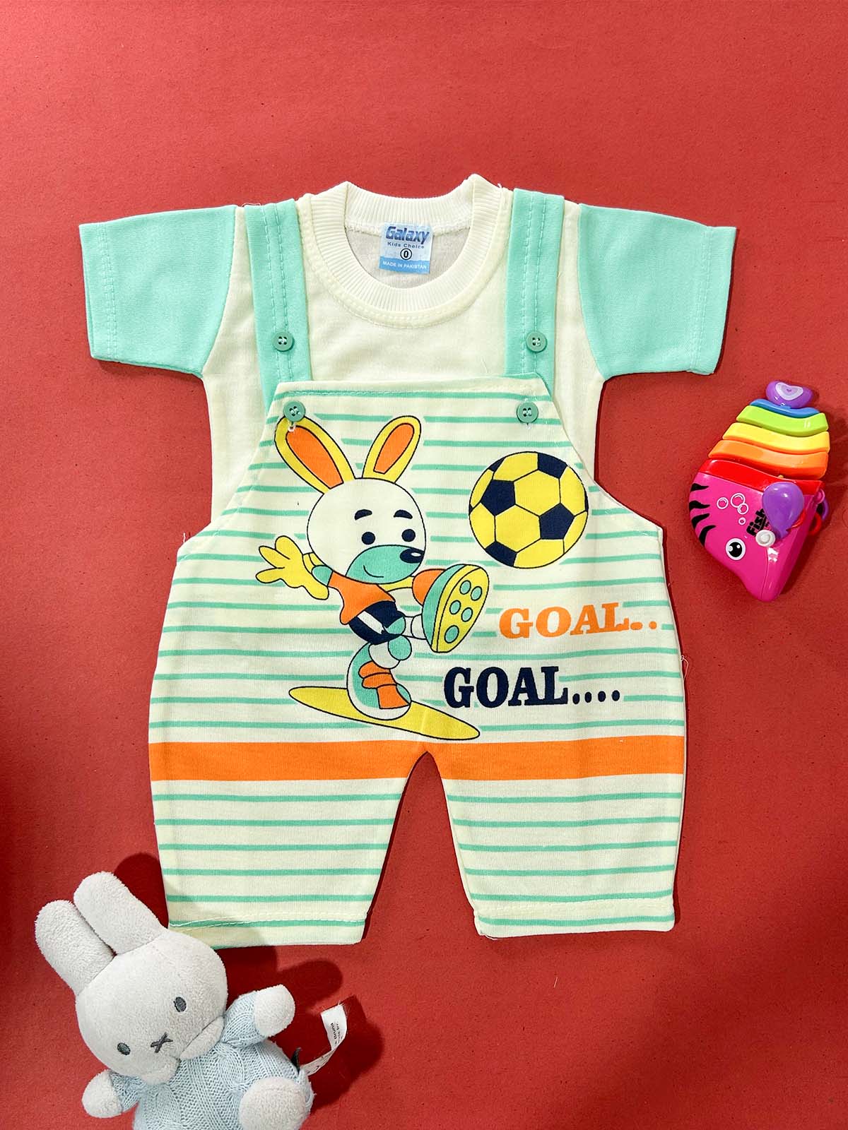 0Mth - 3Mth Green Romper For Newborn HG NBR108