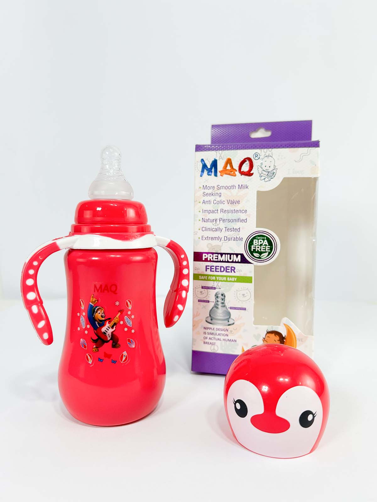 MAQ Baby Feeder Red - 180ML