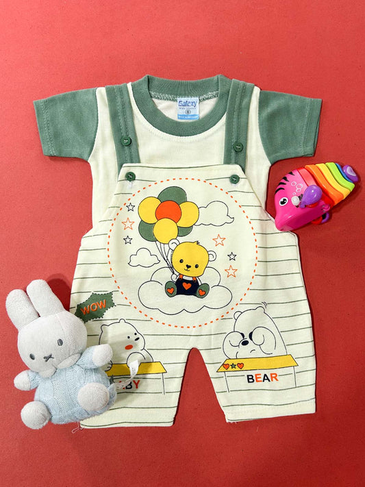 0Mth - 3Mth Green Romper For Newborn HG NBR110