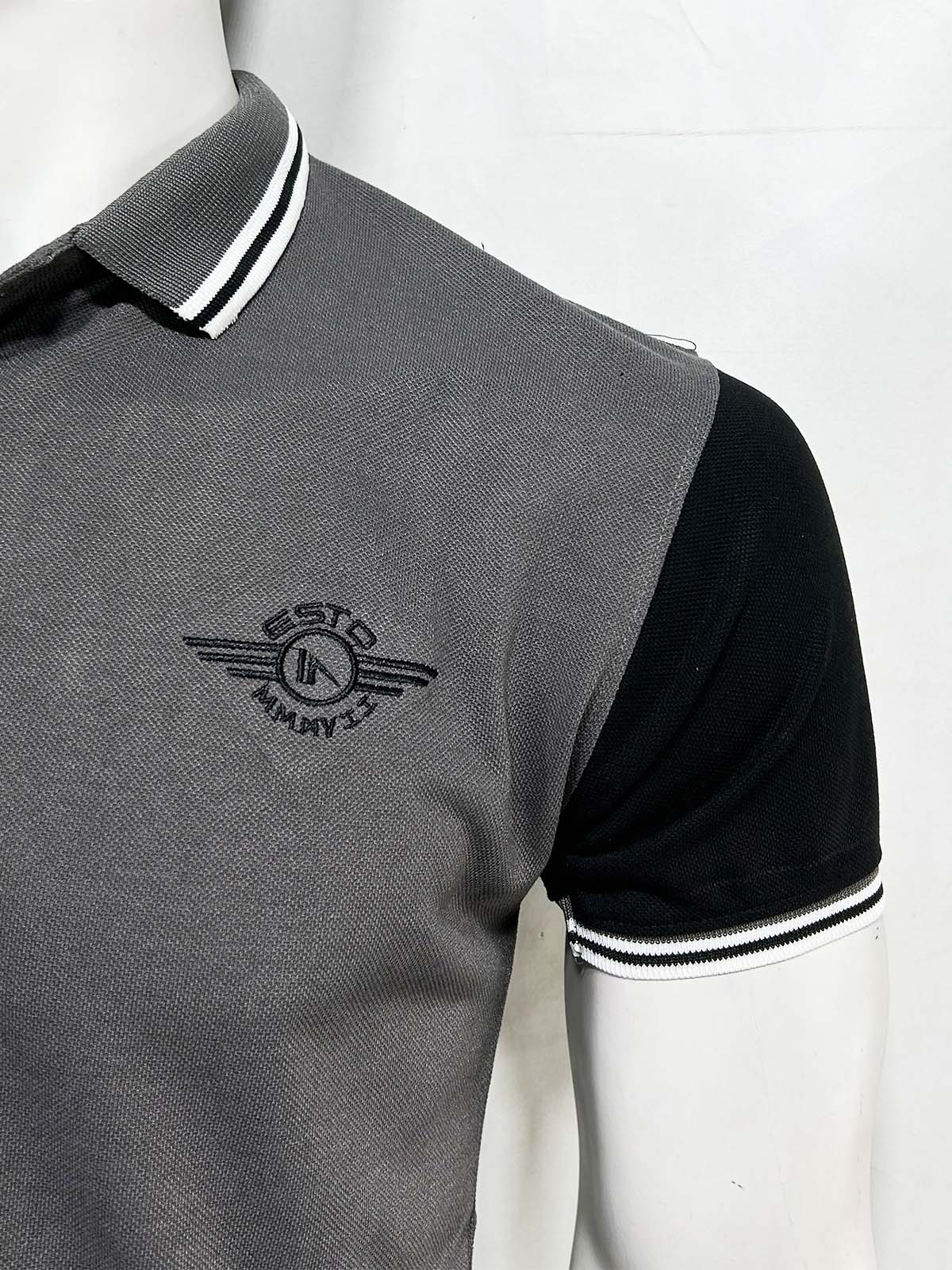 Grey 17 Polo T-Shirt For Men MTS414