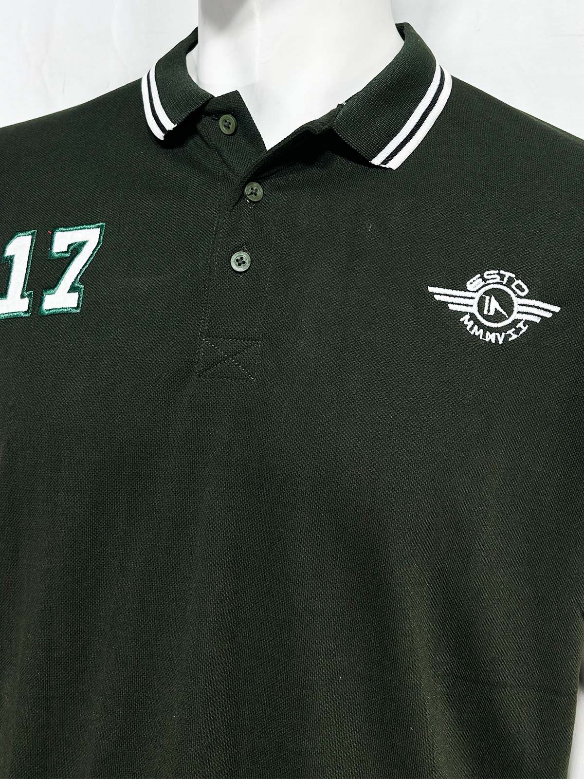 Green 17 Polo T-Shirt For Men MTS416