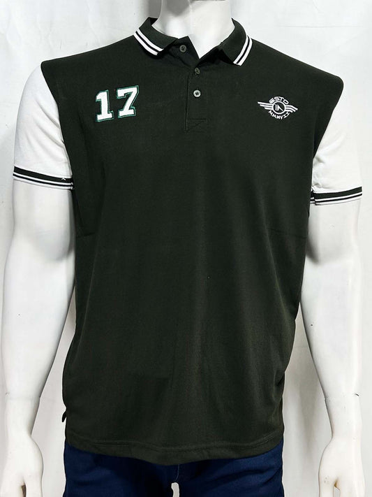 Green 17 Polo T-Shirt For Men MTS416