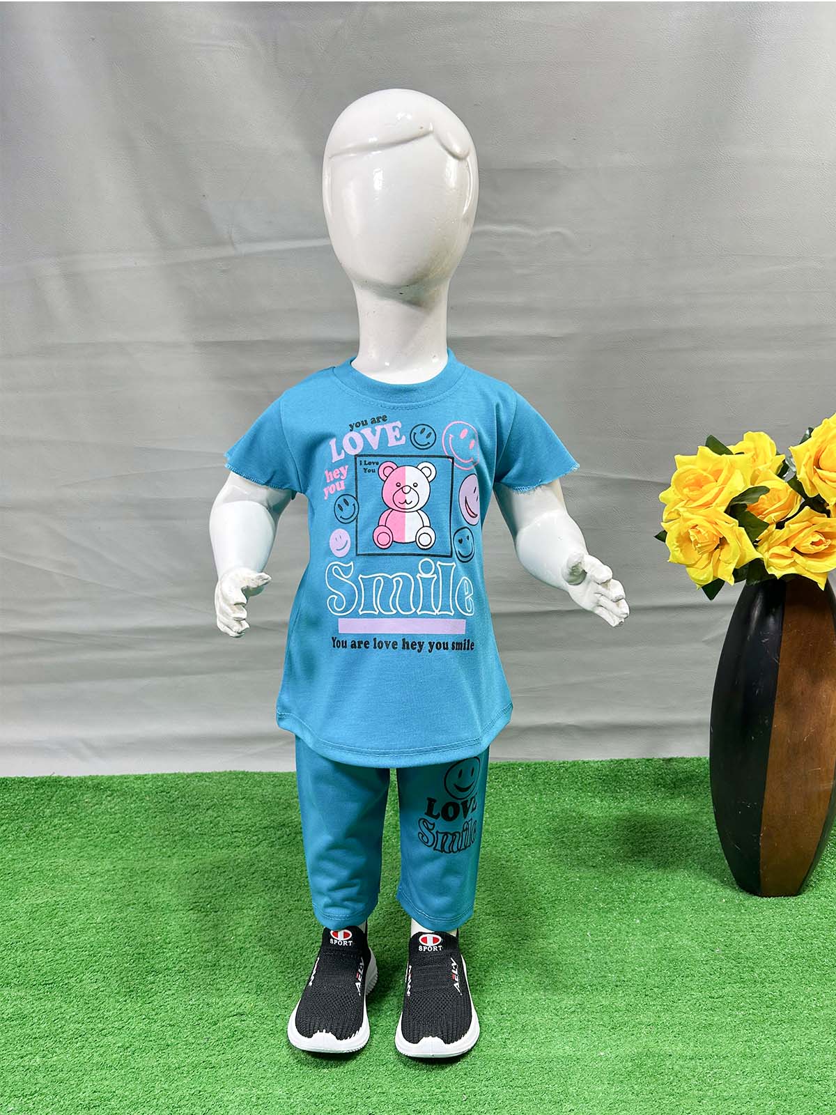 1Yr - 4Yrs Smile Blue Suit For Girls RG GS339