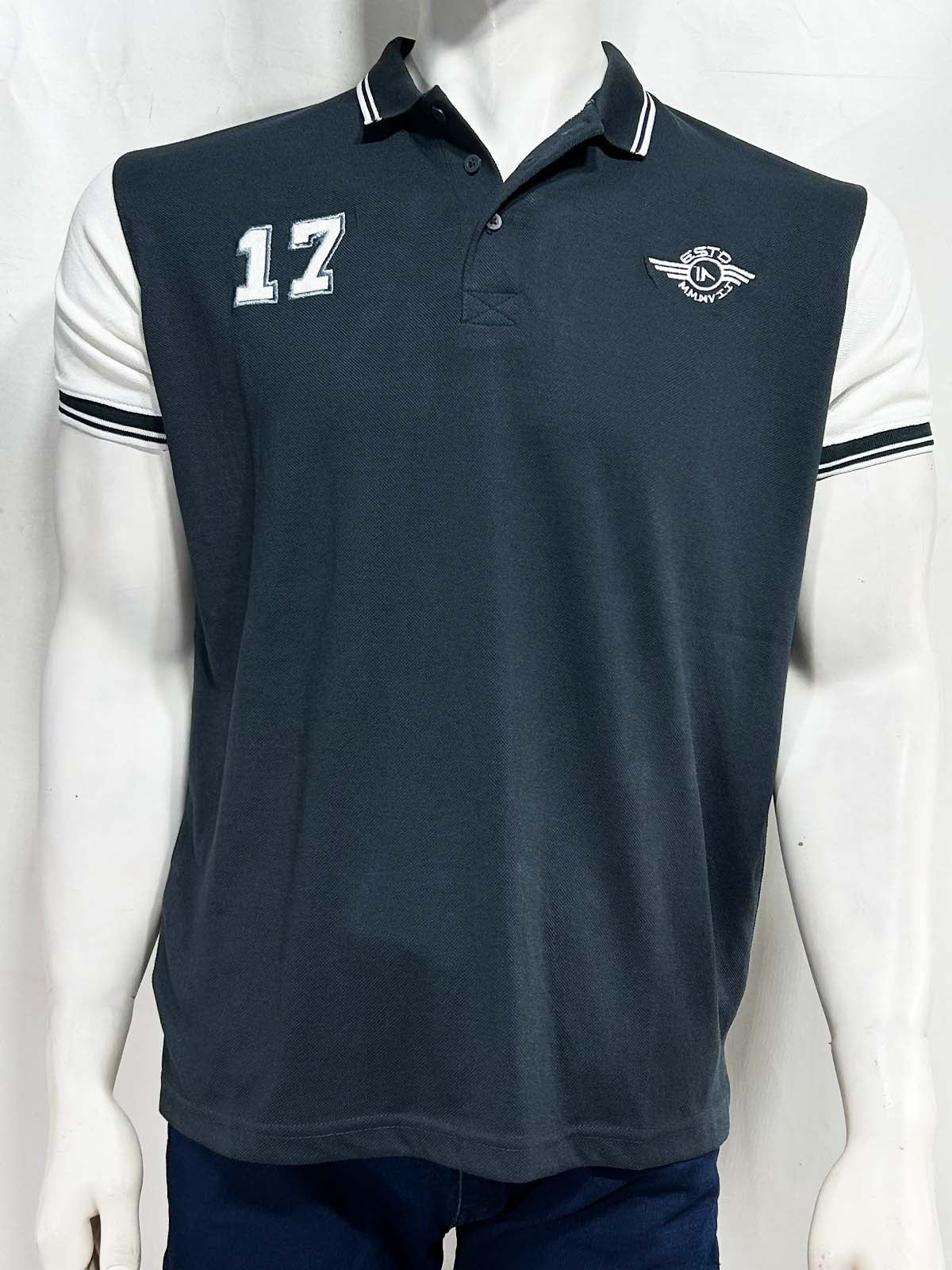 Blue 17 Polo T-Shirt For Men MTS417