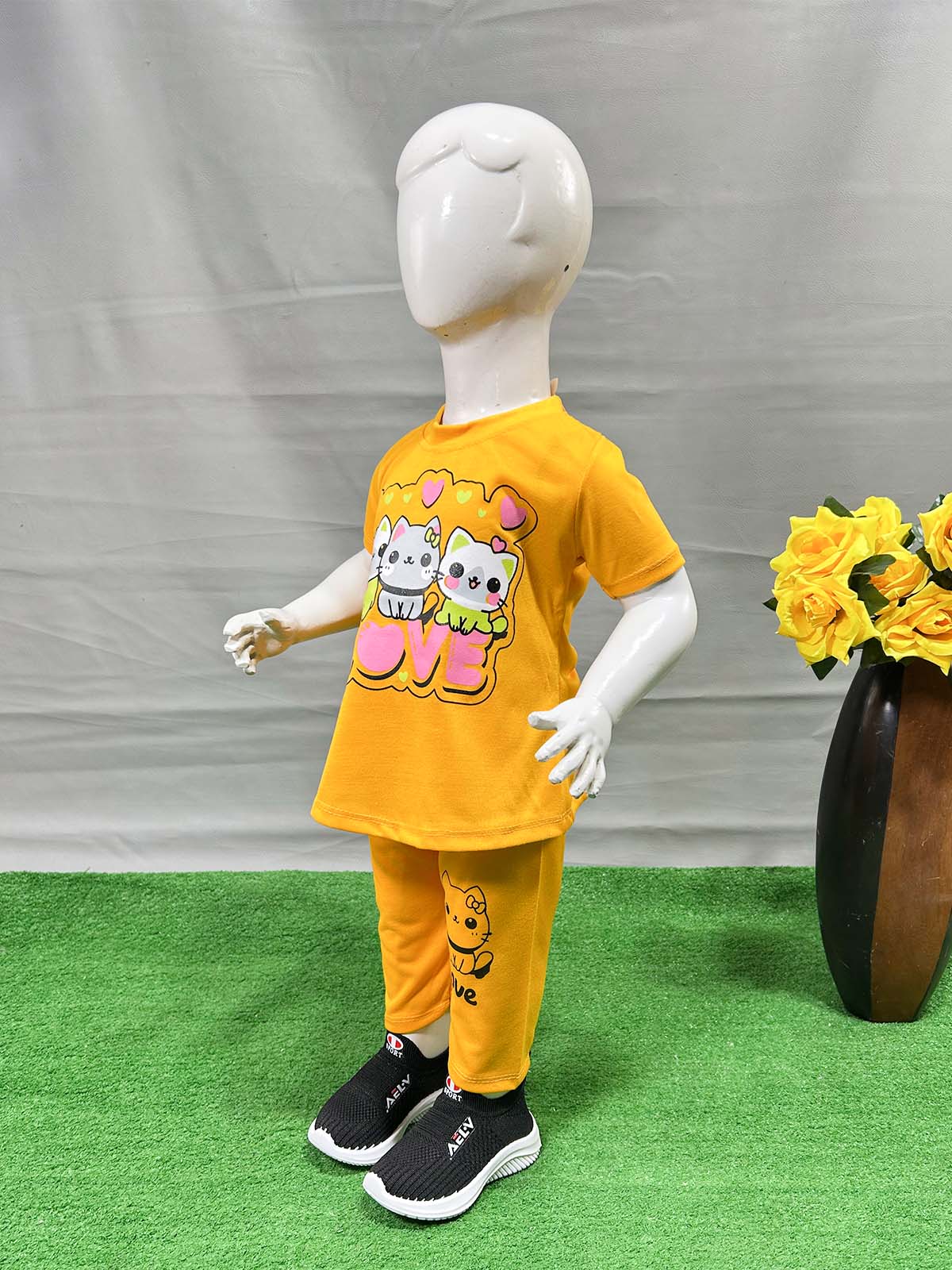 1Yr - 4Yrs Love Yellow Suit For Girls RG GS341