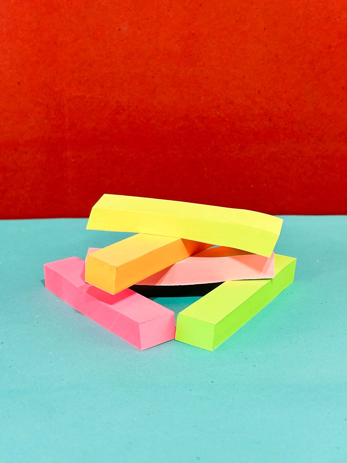 Multicolor 100 Sticky Notes Memo Pads Page Marker Bookmark