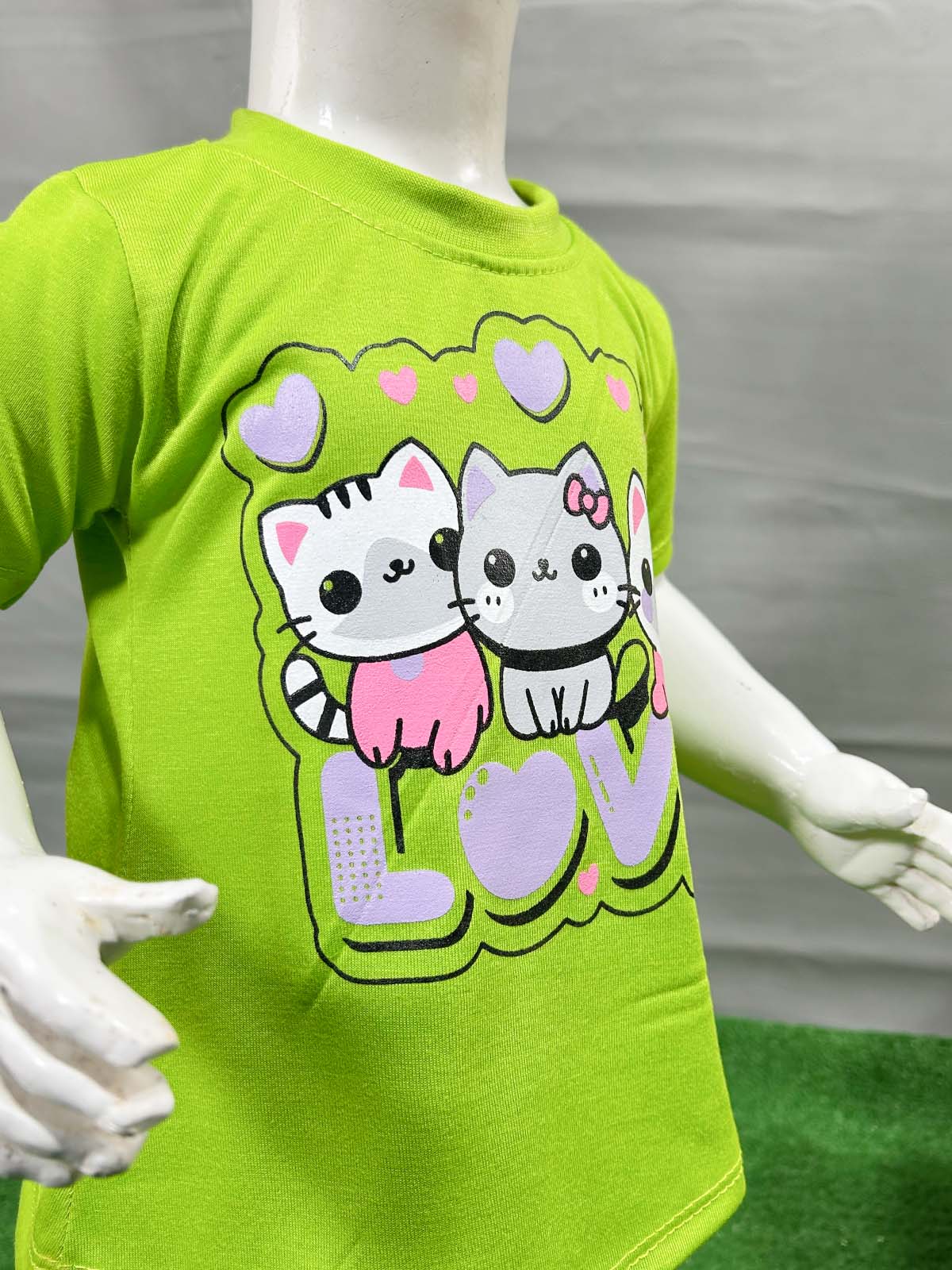 1Yr - 4Yrs Love Green Suit For Girls RG GS342