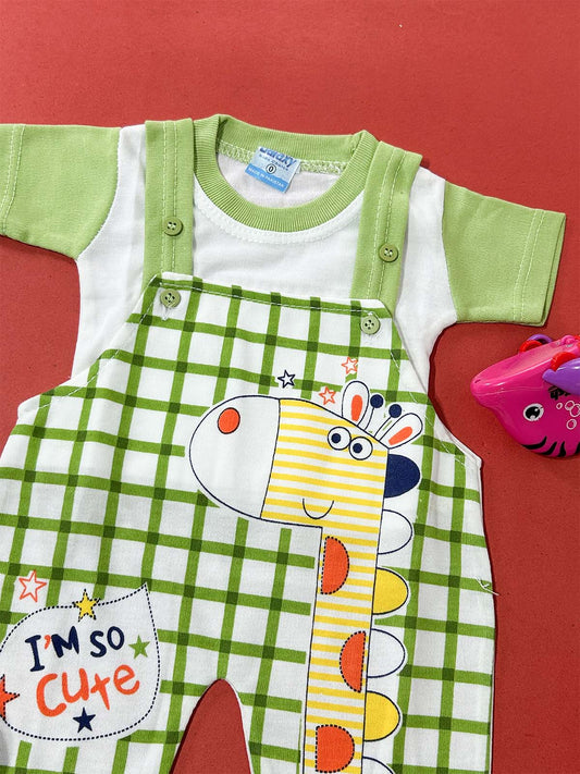 0Mth - 3Mth Green Romper For Newborn HG NBR120