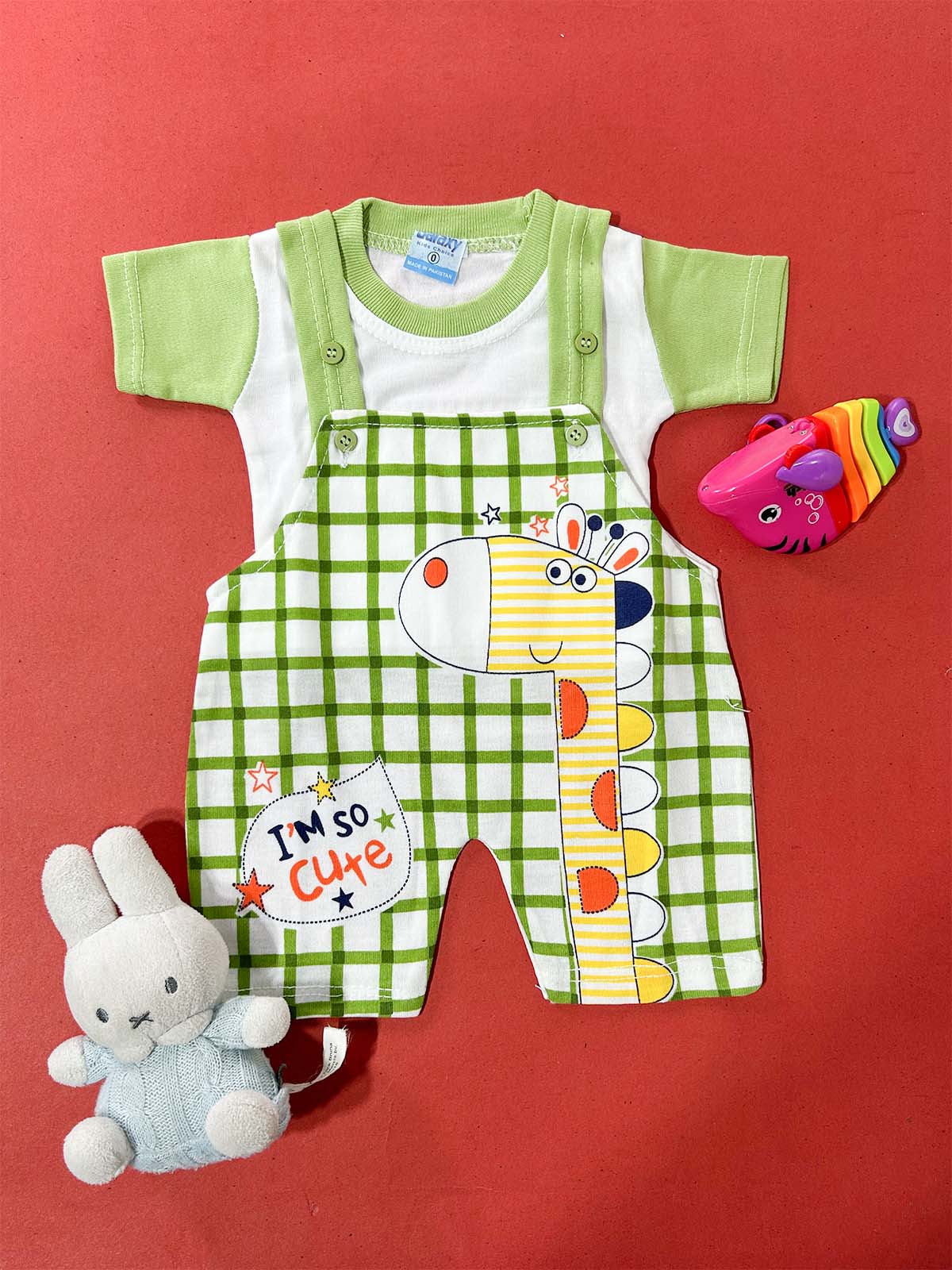 0Mth - 9Mth Green Romper For Newborn HG NBR120