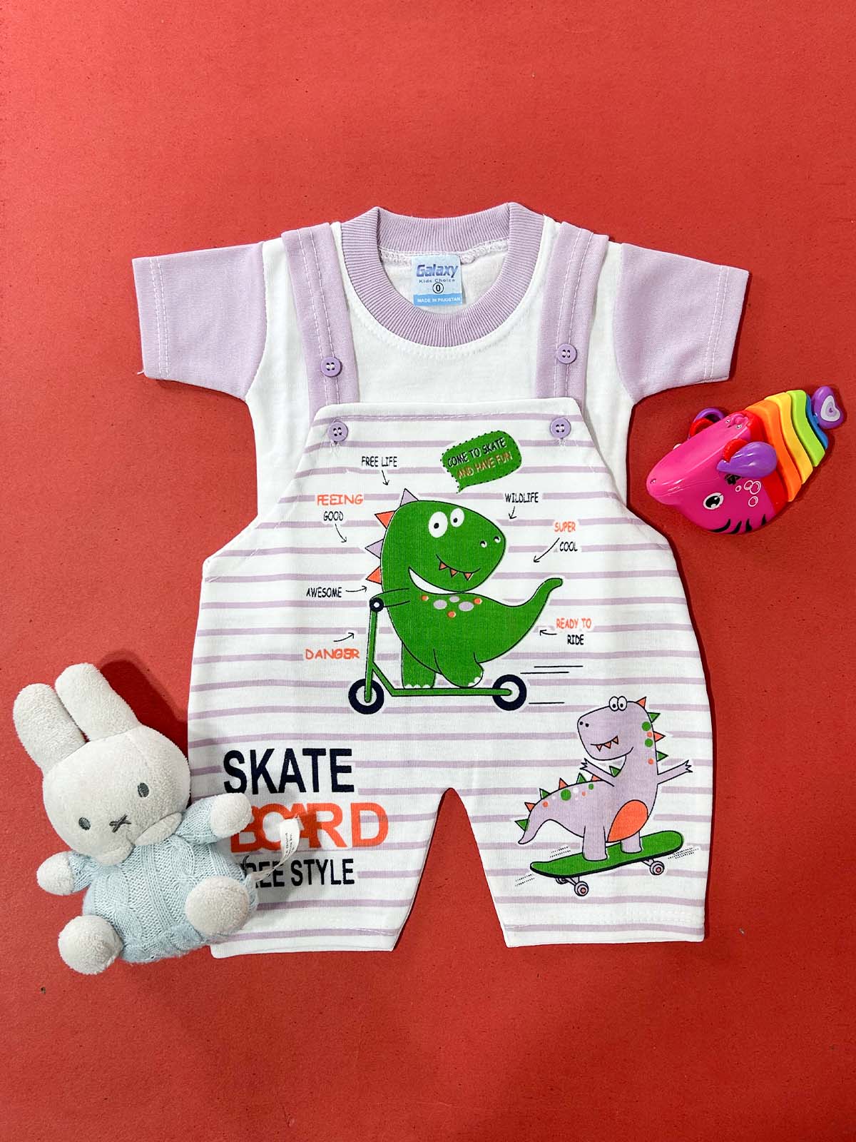 0Mth - 3Mth Purple Romper For Newborn HG NBR124