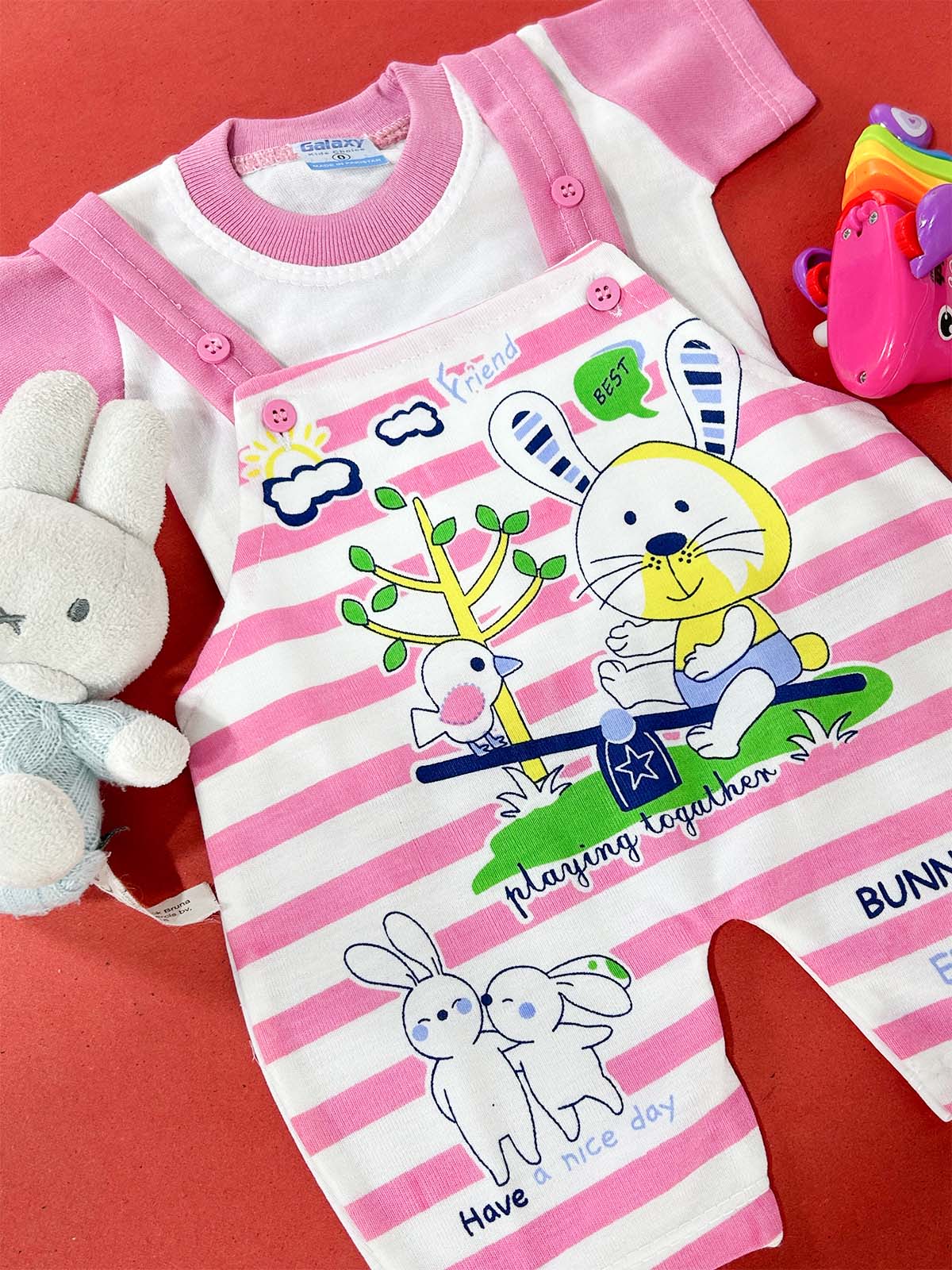 0Mth - 3Mth Pink Romper For Newborn HG NBR127