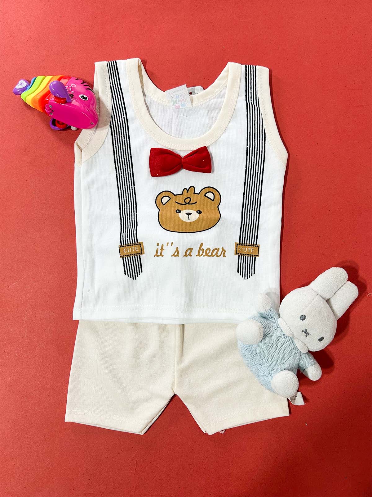 3Mth - 9Mth Beige Sandow Suit For Newborns HG NBS717