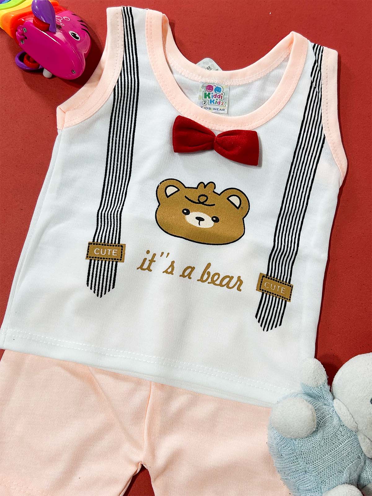3Mth - 9Mth Peach Sandow Suit For Newborns HG NBS718