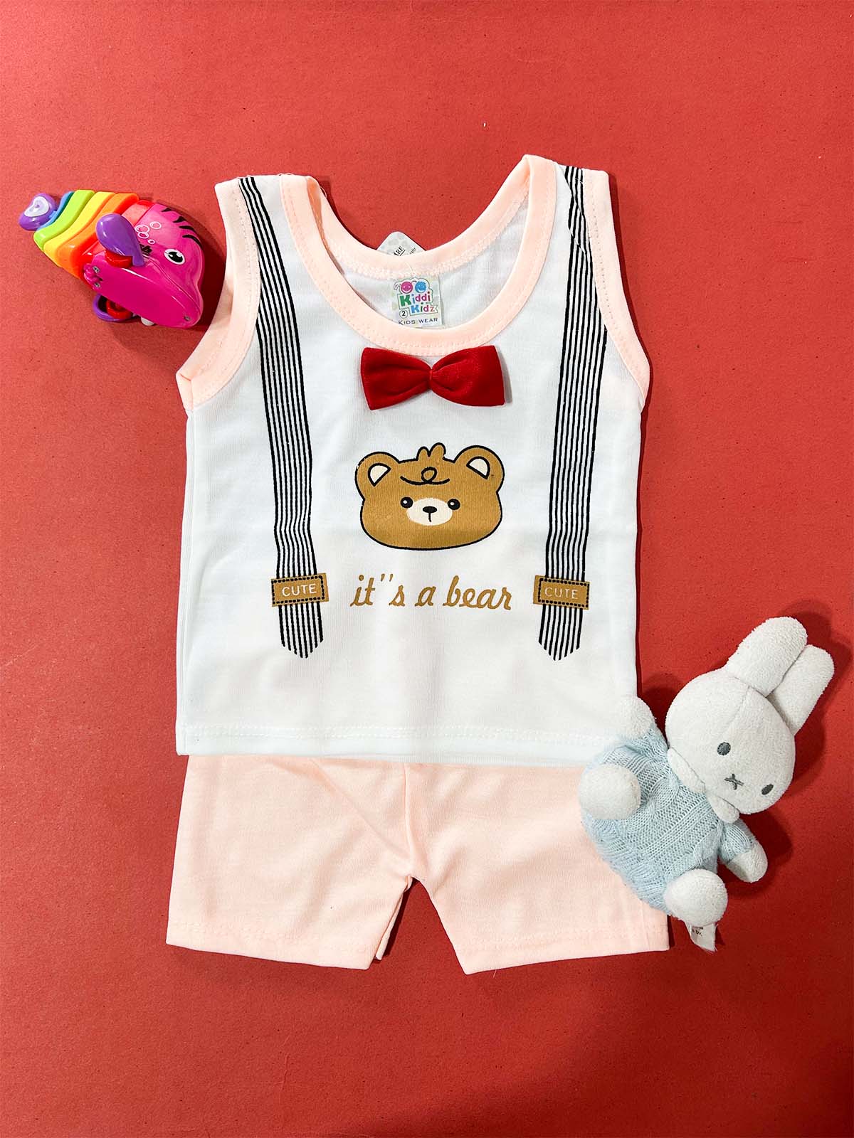 3Mth - 9Mth Peach Sandow Suit For Newborns HG NBS718