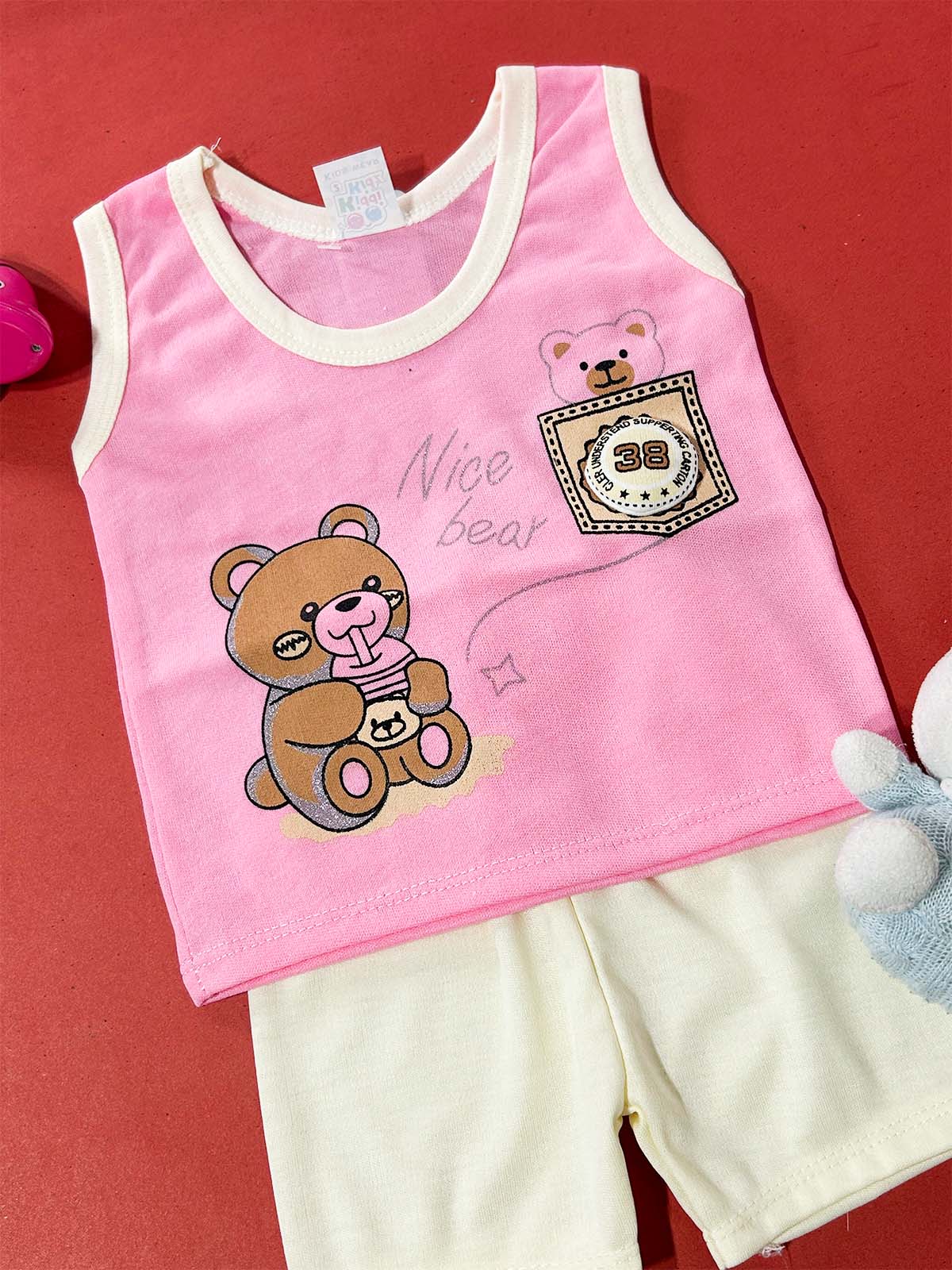 3Mth - 9Mth Pink Sandow Suit For Newborns HG NBS730
