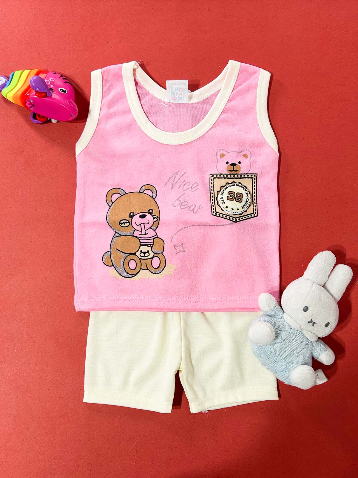 3Mth - 9Mth Pink Sandow Suit For Newborns HG NBS730