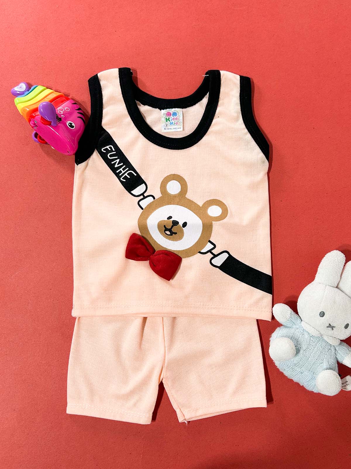 3Mth - 9Mth Peach Sandow Suit For Newborns HG NBS738