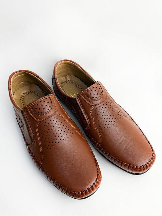 Light Brown Formal Shoes For Men SC MS68