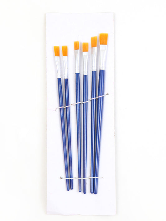 Pack of 6 Paint Brush Blue