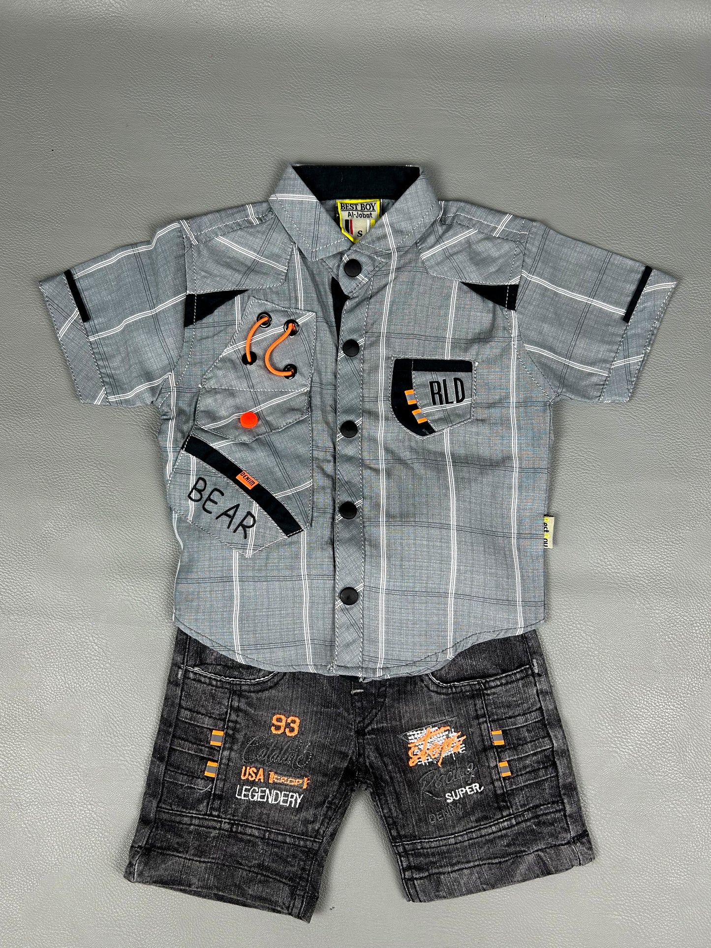 1Yr - 4Yrs Bear Grey Suit For Kids RZ BS296