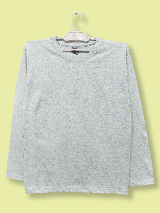 Grey Plain T-Shirt For Men MG MTS86