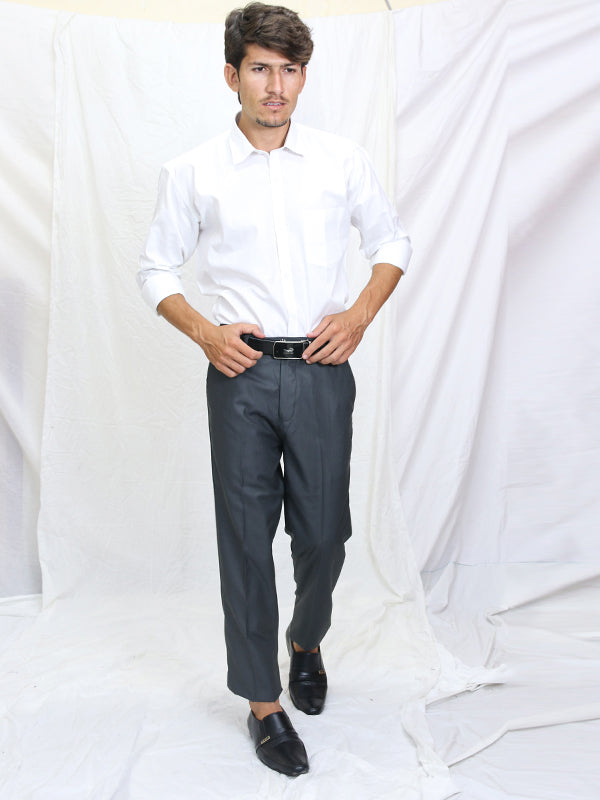 SN Men's Dress Pant Trouser Formal Dark Grey