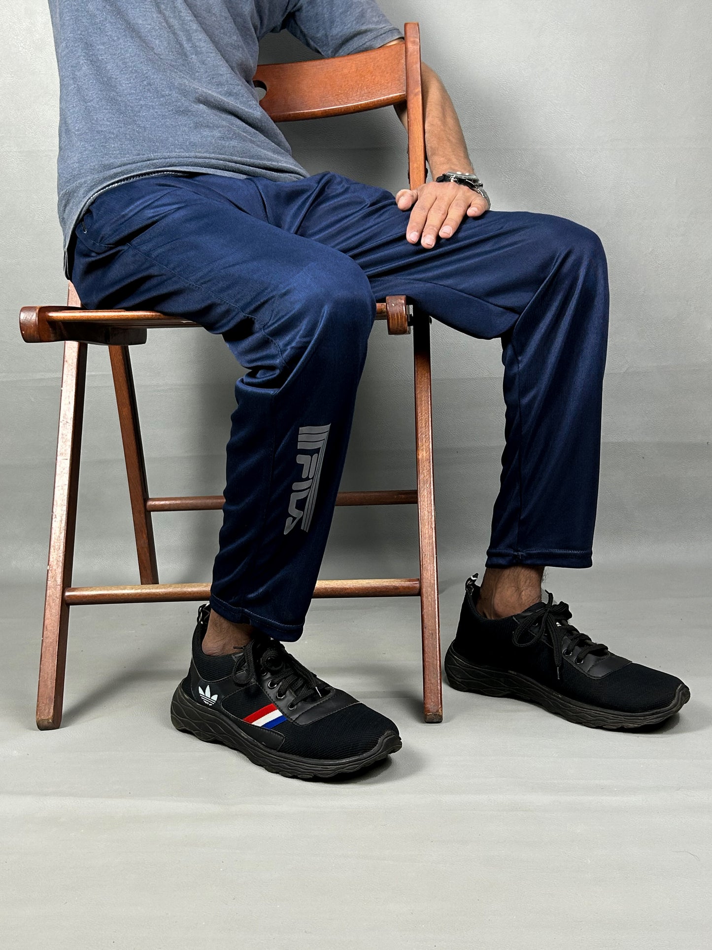 Navy Blue Dri-Fit Trouser For Men HG MT141