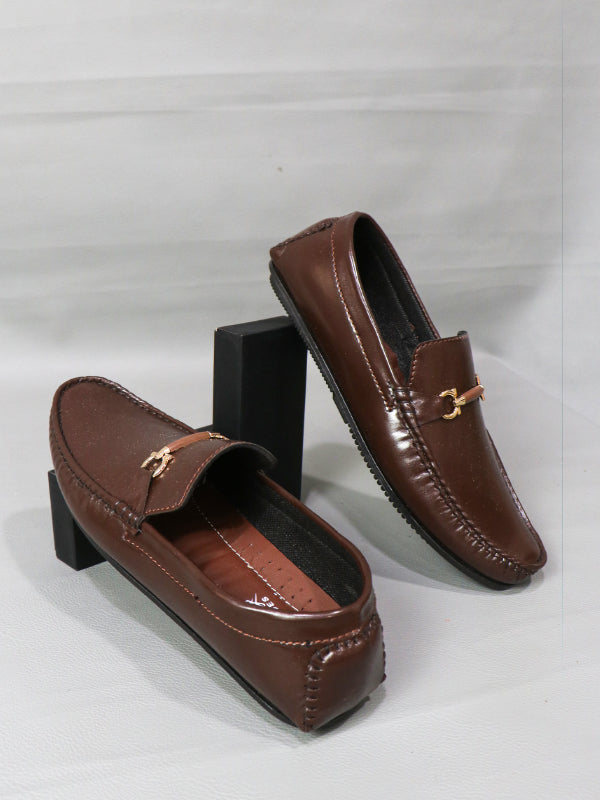 Dark Brown Loafers for Men SC ML28