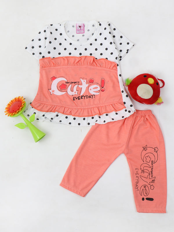 NBS38 HG Newborn Baby Suit 3Mth - 9Mth Coral