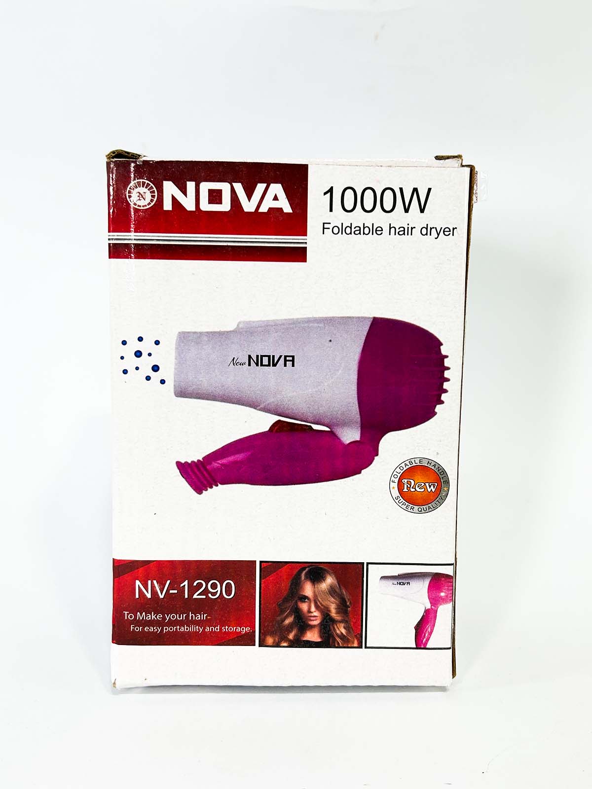 Nova Foldable Hair Dryer NV-1290