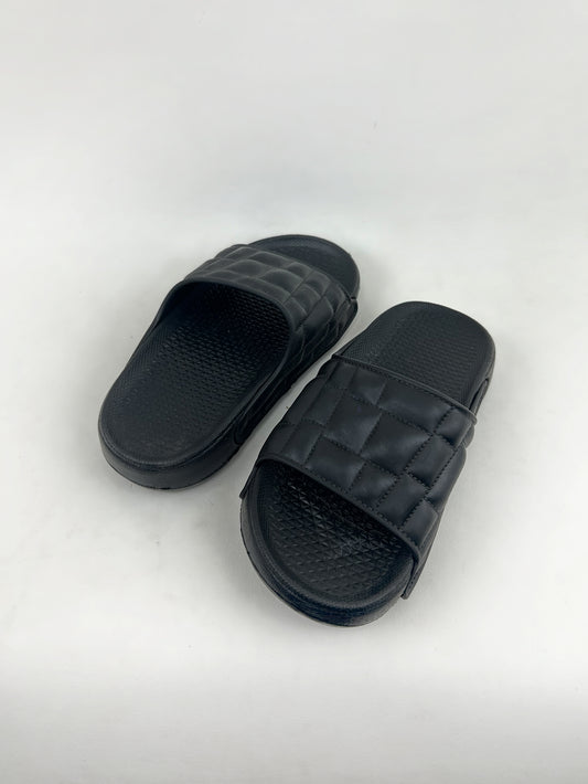 Black Casual Soft Slippers for Kids KS01