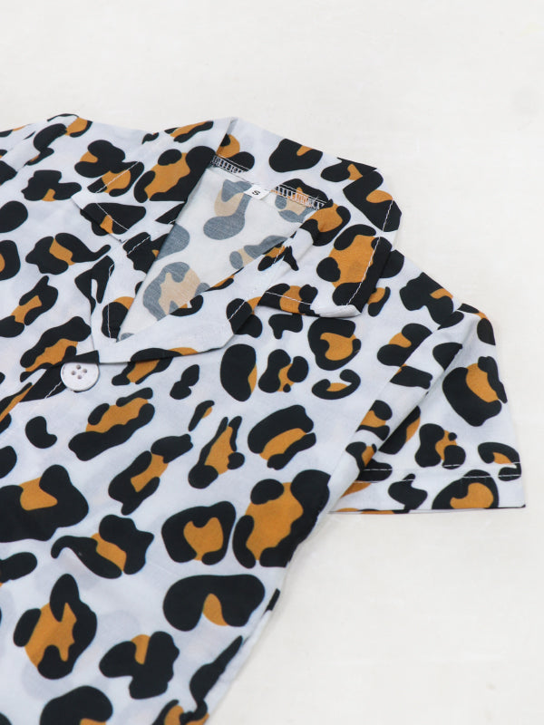 BS47 M Kids Suit 1Yrs - 4Yrs Cheetah White